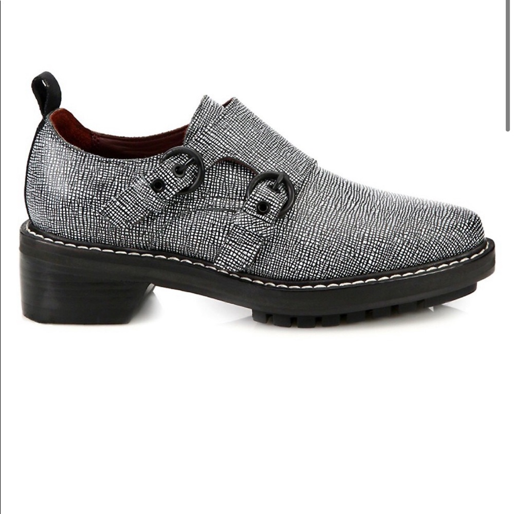Rag & Bone Konrad Monk Strap Leather Oxfords